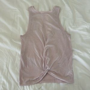 Athleta High Neck Knot Tank Top